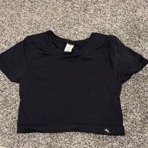 Black Women's Crop Top
